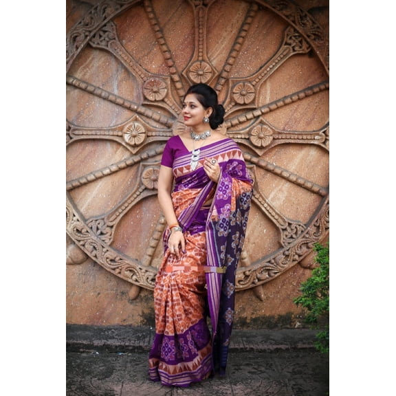 Wedding Sambalpuri Pasapali 100% cotton Sarees,Latest Sambalpuri Pasapali Sarees gift for her.india traditional patan saree for ocagnal year