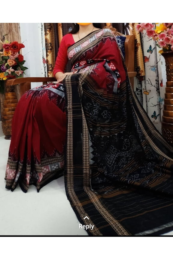 Wedding Sambalpuri Pasapali 100% cotton Sarees,Latest Sambalpuri Pasapali Sarees gift for her.india traditional patan saree for ocagnal year