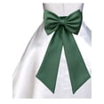 thumbnail image 1 of Wedding Satin Tiebow Sash Bow Tie Sash with Velcro Closure 2 pcs Set Bridal Flower Special Occasion Decoration Pageant Birthday Flower Accessory, 1 of 3