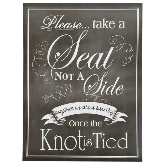 Wedding Seating Chart Sign - Party Decor - 1 Piece