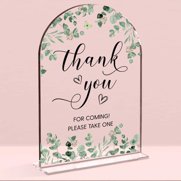 Wedding Sign Thank You For Coming Sign?Kids Wedding Activities Acrylic Plaque, Wedding Favors For Kids, Please Help Yourself Sign, Wedding Signs For Ceremony Inch decorative-signs1024