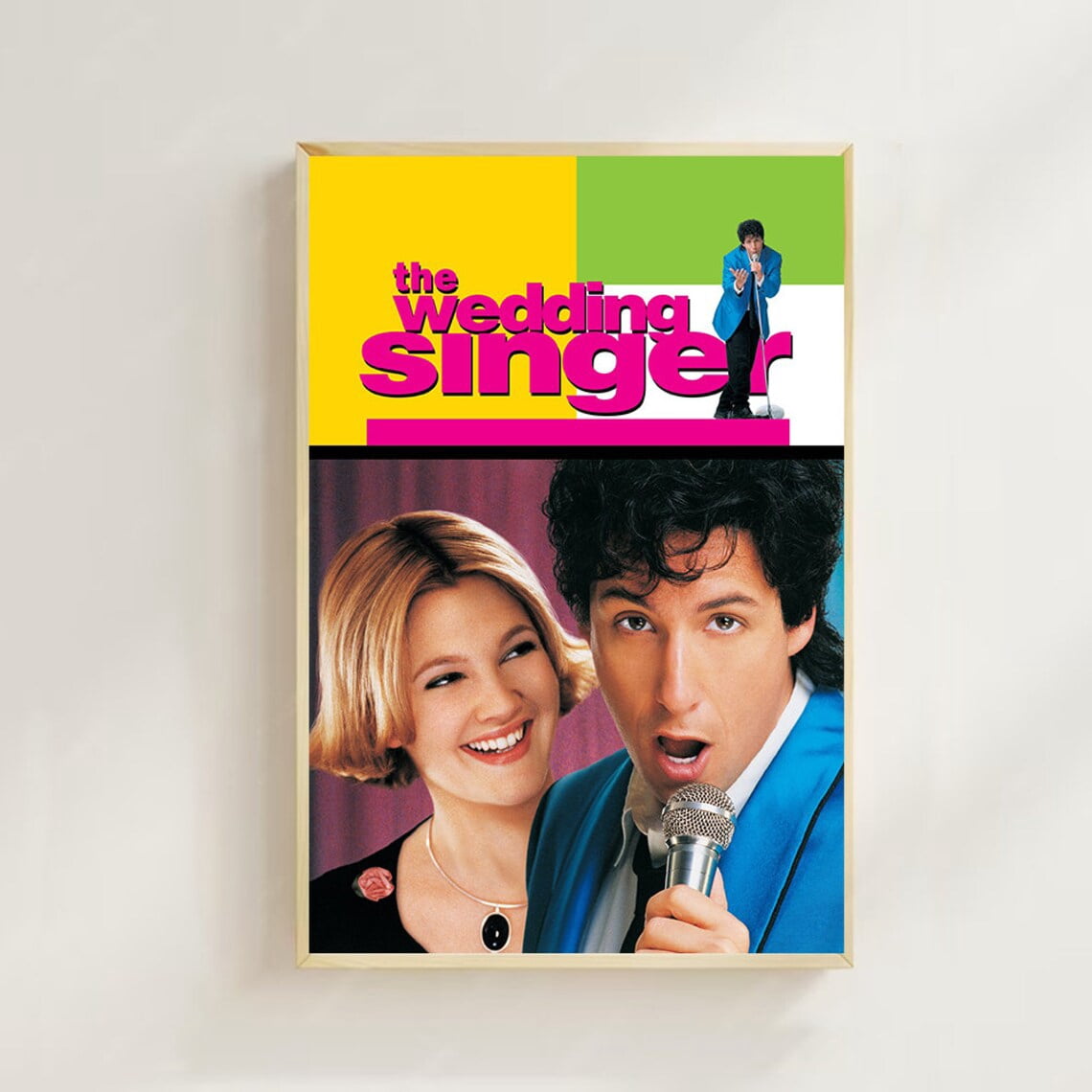 Singer Wall Wedding Singer--Movie Wall Art Prints, Vintage Movie, Music Room ...
