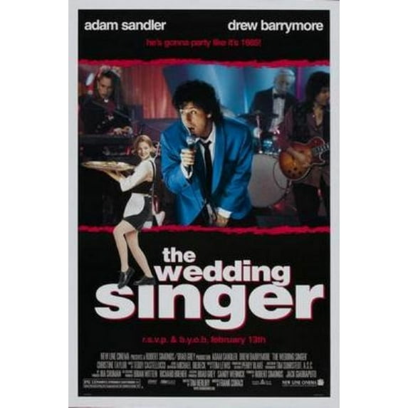 Wedding Singer The Adam Sandler Movie Poster 11inx17in Mini Poster 11x17 poster
