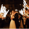 Wedding Sparklers Now LED White Foam Batons | Light-up Foam Sticks 18.5 Inches | Pack of 12