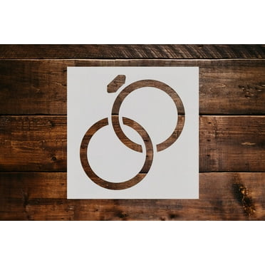 Wedding Stencils (6"x6")
