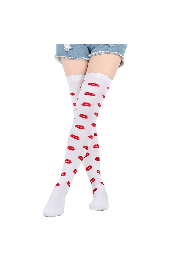 Wedding Stockings for Bride Women's Fishnet Stockings Stretch Mesh Thigh High Socks Lace Top Hosiery Stockings
