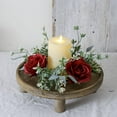 thumbnail image 1 of Wedding Table Centerpiece Artificial Valentine's Day Rose Wedding Table Flower Wreath Wedding Wreath Wedding Decorations, 1 of 9