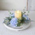 thumbnail image 1 of Wedding Table Centerpiece Artificial Valentine's Day Rose Wedding Table Flower Wreath Wedding Wreath Wedding Decorations, 1 of 9