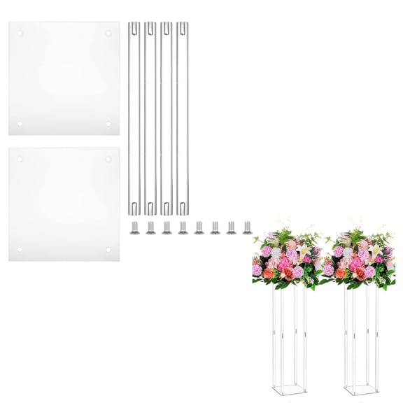 Wedding Table Centrepieces Vase Display Rack Column Flower Arrangement Stand