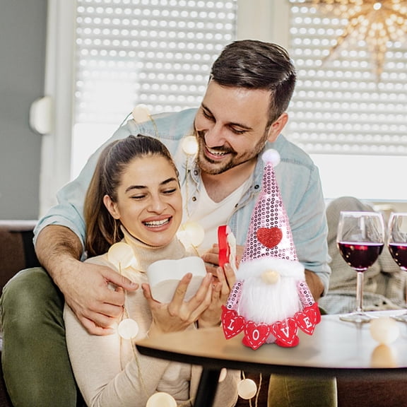 Wedding Table Decor Valentine's Day Gnome Ornament, Valentine Gift Valentine Day Decoration, Valentines Day Table Top Decorations(1PCS)