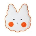 thumbnail image 1 of Wedding Table Decoration Underglaze Storage Organizer Cute Animals Serving Tray Food Plate Dish Container BUNNY, 1 of 8