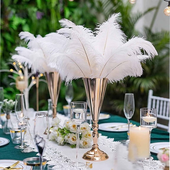 Wedding Table Flower Table Decoration Wedding Decoration Props Metal Trophy Vase Hotel Desktop Decorations