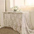 thumbnail image 1 of Wedding Tablecloth Party Table Decor Rectangle Lace Table Cover for Baby Shower Decorations, 1 of 5