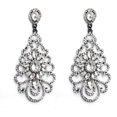 thumbnail image 1 of Wedding Teardrop Dangle Earrings Crystal Rhinestone Beaded Chandelier Earrings For Brides Gold[Z6094], 1 of 2