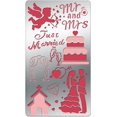 thumbnail image 1 of Wedding Theme Metal Stencils Stainless Steel Painting Stencils for Wood Carving Drawings and Woodburning Engraving, 1 of 9