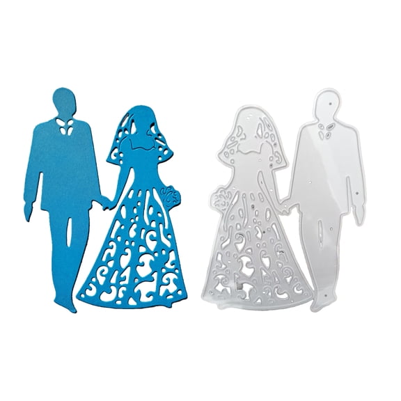 Wedding Themed Embossing Die Cuts Wedding Couple Embossing Cutting Dies for Card Making Scrapbooking Photo Album