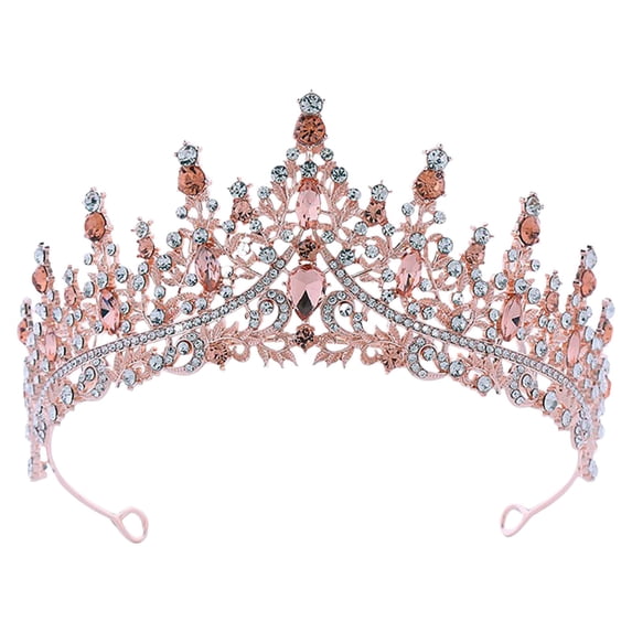 Wedding for Women Rhinestone Princess Bridal Headpiece for Flower Girl, Bride Hair Accessories for Birthday Prom Quinceanera