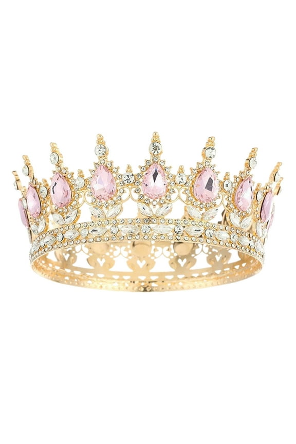 Wedding Tiaras and Crowns, Rhinestone Bridal Crown Princess Tiara Headpieces for Women and Flower Girls Birthday Prom Quinceanera for Women Birthday Wedding