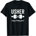 thumbnail image 1 of Wedding Usher T-Shirt, Ushers-Shirt Best Ushers Apparel mens l arel men，black，women，misfits，journey ，boys, 1 of 4