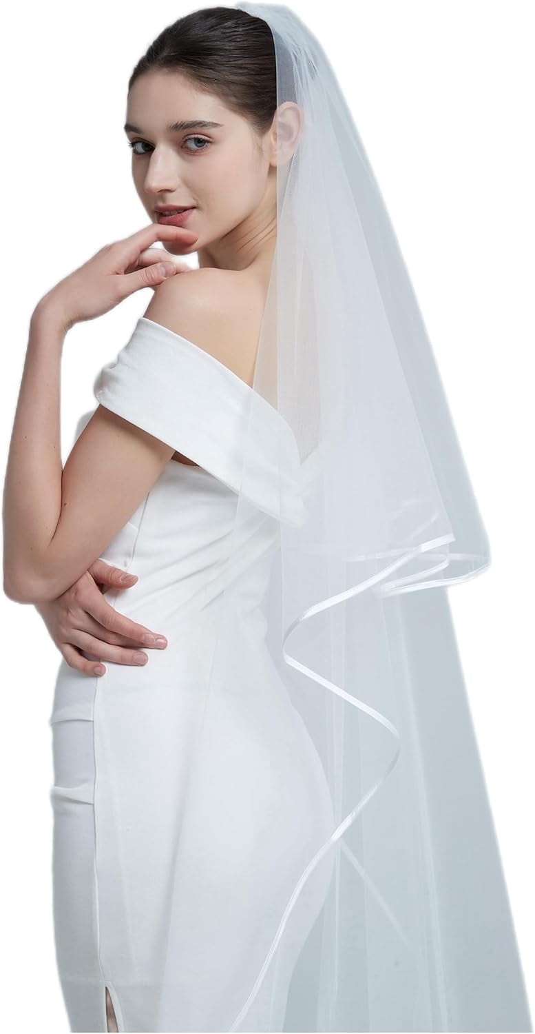 Wedding Veil for Brides 2 Tier Women Wedding Bridal Veil 