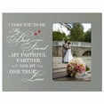 thumbnail image 1 of Wedding Vow Digitally Printed Photo Frame with Red Hearts Design, 1 of 3