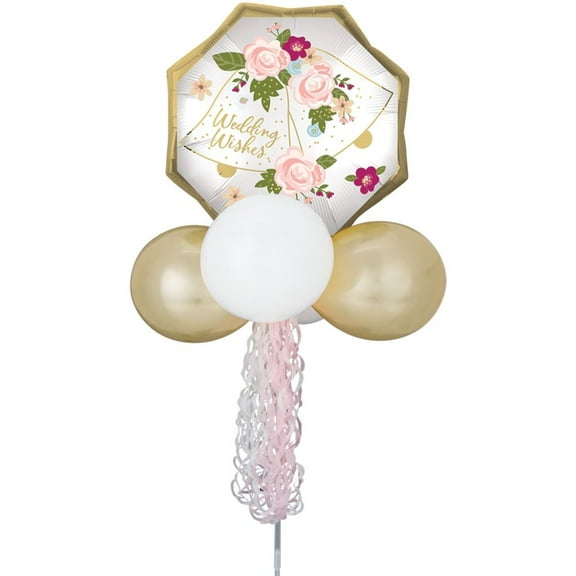 Wedding Wishes Balloon Yard Sign Kit
