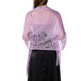 thumbnail image 1 of Wedding Wrap Shawl Tulle Lace Sheer Party Evening Long Shawl Scarf Tassels Proms, 1 of 12