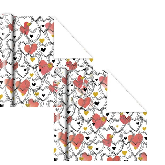 Wedding Wrapping Paper,1PC Valentine's Day Wrapping Paper 80g Coated Paper Valentine's Day Gift Wrapping Paper Gift Wrapping Paper Party Gift Paper