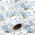 thumbnail image 1 of Wedding Wrapping Paper - Mini Roll - 17 Inch x 16.5 Feet - Bride to be and Hydrangea Floral Wrapping Paper Perfect for Wedding, Bridal Shower, Birthday, Tea Party, 1 of 4