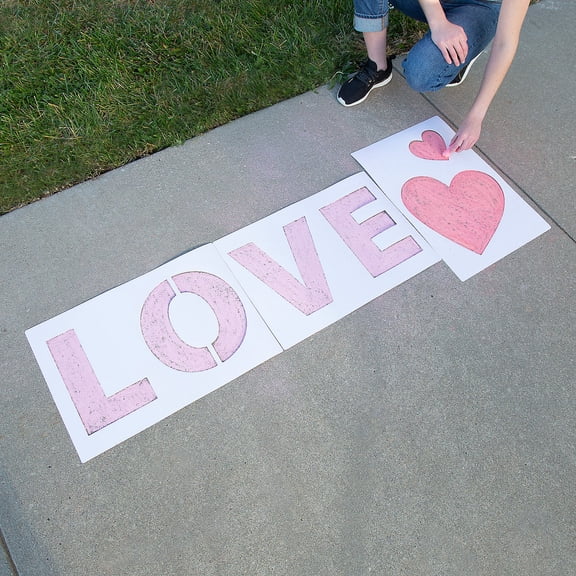 Wedding Yard Stencils - 3 pieces