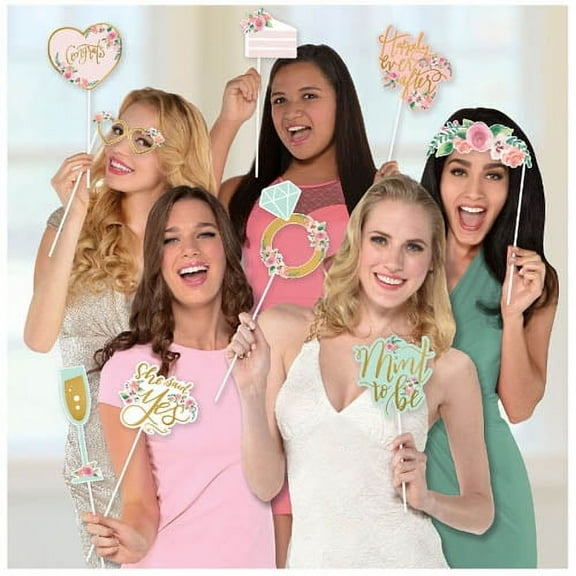 Wedding and Bridal 'Mint to Be' Photo Prop Set (13pc)