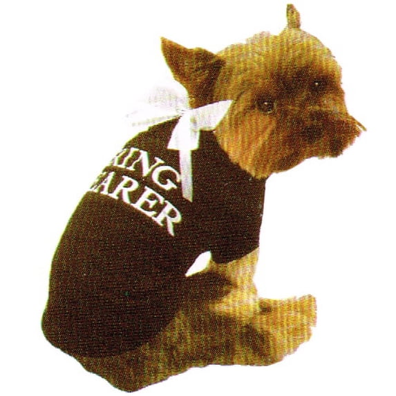Wedding and Bridal Ring Bearer Pet T-Shirt (Medium)