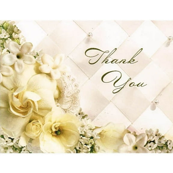Wedding and Bridal Thank You Notes w/ Envelopes (8ct)