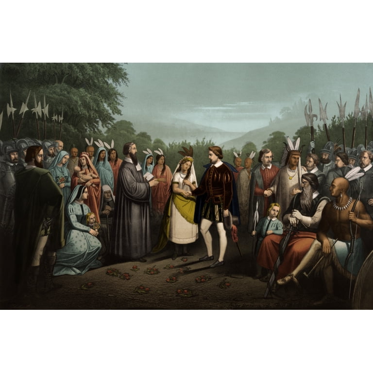 Pocahontas And John Rolfe Wedding