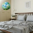 thumbnail image 1 of Weddingly Certified 100% Tencel Lyocell Sheets|4 piece set|Sateen Weave|True Carbon Zero|Gentle to skin|Genuity tags included|Natural sheen|Body temp regulation|Austrian Eucalyptus(Full,Light Gray), 1 of 5