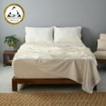 thumbnail image 1 of Weddingly certified 100% Giza egyptian cotton sheets|4 piece set|Deep pocket|Extra Long staple|Sateen Weave|High fabric strength,Uniform &soft|Wrinkle free|(RV King,Ivory), 1 of 5