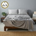 thumbnail image 1 of Weddingly certified 100% Giza egyptian cotton sheets|4 piece set|Deep pocket|Extra Long staple|Sateen Weave|High fabric strength,Uniform &soft|Wrinkle free|(Full,Light Gray), 1 of 5