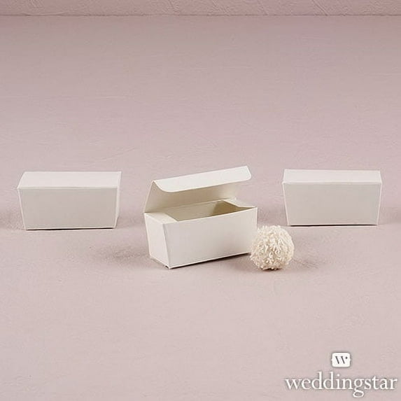 Weddingstar 1969 White Favor Box - Standard Truffle Box