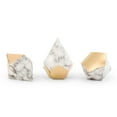 thumbnail image 1 of Weddingstar 3-Piece Modern Geo Marble And Gold Party Favor Boxes - Pack of 12, 1 of 4