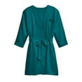 thumbnail image 1 of Weddingstar 4525-64 Womens Personalized Embroidered Satin Robe with Pockets - Hunter Green, Large & Extra Large, 1 of 1