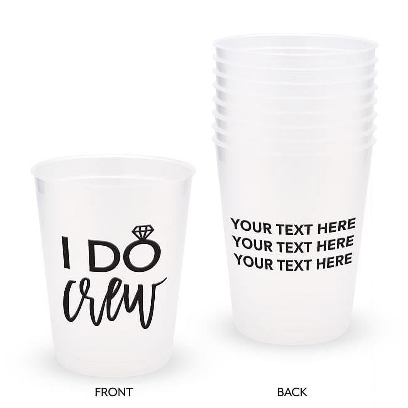 40 & Fine Personalized Birthday Frosted Cups - Yippee Daisy