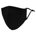 thumbnail image 1 of Weddingstar 5510-10 Adult Reusable/Washable Cloth Face Mask with Filter Pocket (Black), 1 of 3