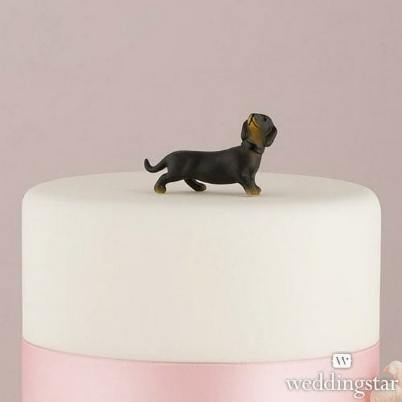 Weddingstar 9405 Miniature Black and Tan Dachshund Dog Figurines