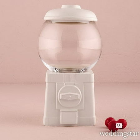 Weddingstar 9546-08 Novelty Gumball Machine Canister White