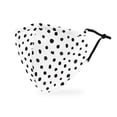 thumbnail image 1 of Weddingstar Adult Reusable, Washable 3 Ply Cloth Face Mask with Filter Pocket - Dalmatian Dot, 1 of 6