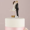 thumbnail image 1 of Weddingstar Bride and Groom Couple Wedding Cake Topper Figurine - "A Kiss And We're Off!", 1 of 6