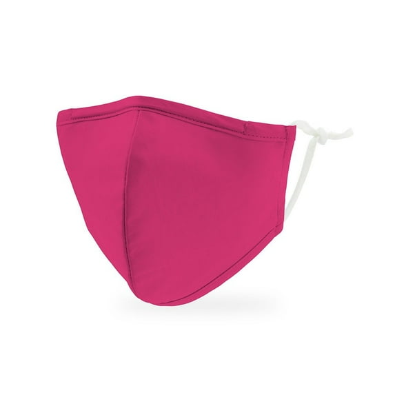 Weddingstar Kid's Reusable, Washable 3 Ply Cloth Face Mask With Filter Pocket - Dark Pink