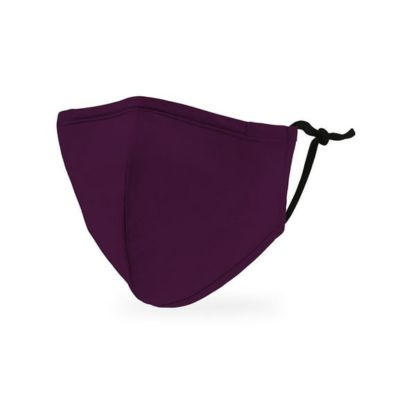 Weddingstar Kid's Reusable, Washable 3 Ply Cloth Face Mask With Filter Pocket - Dark Purple