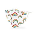 thumbnail image 1 of Weddingstar Kid's Reusable, Washable 3 Ply Cloth Face Mask with Filter Pocket - Rainbow, 1 of 6