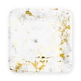 thumbnail image 1 of Weddingstar Large Square Disposable Paper Party Plates - Geo Marble - Set Of 8, 1 of 4